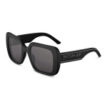Dior Wil S3U Atsetaadist Ruudukujulised P&auml;ikeseprillid Unisex P&auml;ikeseprillid Must WILDIOR-S3U-10A0 Basic Packaging-Eyeglass Case+Box