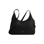 Coach Ella 36 Logoga T&otilde;mblukuga Nahast K&auml;ealune &Otilde;lakott Suur Naiste &Otilde;lakott Must CCE47-QBBK Basic Set (Bag+Dust Bag) black