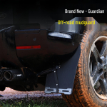 Kummist poritiivad 2020-2025 Land Rover Defender 130/110 jaoks - Puurimist ei vaja Defender 110/130 off-road mudguards (no logo) gray