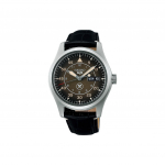 Seiko 5 Sports Seeria 100 Meetrit Veekindel Automaatne Manuaalne Mehaaniline Liikumine Nahkrihmaga K&auml;ekell 39,4 Mm Meeste kellad Must SRPL31 Black Dial