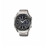 Casio EDIFICE seeria moodne &auml;ri mitme skaalaga p&auml;ikeseenergia kvartsliikumine roostevabast terasest rihm Jaapani ja Korea kell meeste kell EQS-500DB-1A1 sinine