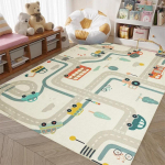 Laste m&auml;ngumatt Maantee Linna Liiklus M&auml;ngutoa Ala Vaip Suur Vaip Vaip Elutoa Magamistoa Kaunistuseks Laste M&auml;ngu Libisemiskindel P&otilde;randamatt 120cm by 80cm