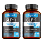 Mitmet&uuml;velised GLP-1 probiootikumid, teaduslikult formuleeritud lisatud prebiootikumidega, toidulisand, sobib t&auml;iskasvanutele. 120*2 black