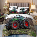 Traktori koomiks 3D-tr&uuml;kiga tekikott, mikrokiududest voodipesukomplekt voodipesu Twin Single King lastele t&auml;iskasvanute magamistubade kaunistuseks kingitused 70x140cm 2pcs&Duvet Cover white