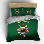 Piljardipallid ja Kii Komplekt Mitu Suurust Laste- Ja T&auml;iskasvanute Magamistuba Peen 3-osaline Voodipesukomplekt, Kingitus EU Twin 135X200cm&set