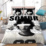 S-Sombr Laulja Tekikott Komplekt Kodu Stiilis Voodipesu Pehme Pesu Puuvillane Voodi 3 Osaline Komplekt &Uuml;li&otilde;pilaste &Uuml;hiselamu Kingitus AU Double(180x210cm)