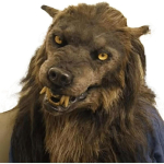 Halloweeni &otilde;uduslatekspl&uuml;&uuml;sloomapea mask tantsupeo simulatsioonipea mask libahunt rebane l&otilde;vi rekvisiit Black Wolf black