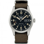 Seiko 5 Sports SRPJ85K1 Must sihver Automaatne Meeste k&auml;ekell 36mm pruun