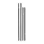 72410-SNA-A01 72450-SNA-A01 4tk Must Ilmastikukindel Akna Liistude Tihendiriba Honda Civic Sedaanile 2006-2011 must