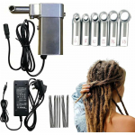 Dreadlocksi masin, kaasaskantav dreadlocksi valmistaja, tee ise oma dreadlocksi punumiseks juuksepikendused 6 peaga, 20 heegeln&otilde;ela locs DIY jaoks Z001