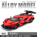 1:24 Apollo IE Intensa Emozione H&uuml;perauto Sulamist V&otilde;idus&otilde;iduauto Mudel Valatud Metallist Spord auto Mudel Simulatsioonheli ja valgusega M&auml;nguasjad Kingitus Poiss punane