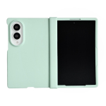&Otilde;huke Slim Naha Tunnetusega V&auml;rviline PC Hinge Kaitse&uuml;mbris Samsung Galaxy Z Fold 8 jaoks T&otilde;stetud Kaamera Raam P&otilde;rutuskindel Klappkaas Funda Galaxy Z Fold 8 heleroheline v&auml;rv
