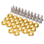 20 tk M6x15mm CNC Alumiinium Autostiil Universaalsed Kaitseraua Kleepsud Parool Tihendseibi Poldi jaoks Mootoriruumi Kaunistuskomplekt
