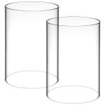2 tk klaaskatted Klaasist k&uuml;&uuml;nlajala toru varjund tassikujulised hoidjad Lahtise leegi korstnatoru kate kodu sisustus 10.00x7.00x7.00cm white