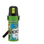 Uisutaja Vesi Minecraft Roostevaba Spordi Vee Laste Pudel, 470ml, Disain, 26-tolline, Isoleeritud, Teras, Kerge, Pudel, Laste Pudel, SDC4-A