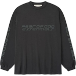 Fear of God Essentials 90ndate pikkade varrukatega T-s&auml;rk Vintage Must Meeste Topid 125HO254571F M gray