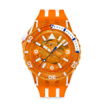 Swatch Scubaqua Pacific Sea Nettle Kell - Merest inspireeritud seeria, Mudel SSCU09O100, Oranž V&auml;rv, 10 ATM Unisex oranž