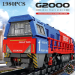1980 tk G200 Reisirongi ehitusklotsid Linna transpordirongi mudelklotsid T&auml;iskasvanute laua kaunistus Laste m&auml;nguasjad P&uuml;hadekingitused With Box blue