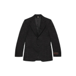 GUCCI SS22 &Auml;rip&uuml;kskost&uuml;&uuml;mi mantel Meeste Must 680759-ZAHT6-1000 44 must