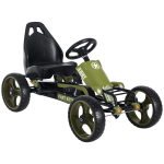 Kart Autopedaal S&otilde;iduk Pedaalidega ja K&auml;si piduriga Laste S&otilde;iduk Kettcar Pedaalidega S&otilde;iduk Reguleeritava Istmega alates 3 Aastast Roheline 105 x 54 x 61cm 105 x 54 x 61 cm roheline