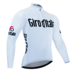 Itaalia Suvi Kevad ja S&uuml;gis Pikkade Varrukatega Jalgrattar&otilde;ivaste Komplekt Jalgrattasport M&auml;gi Pro Meeskond Jalgrattas&auml;rgi Komplekt Maillot Ropa Ciclismo XL white