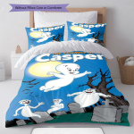 Casper POSTER Voodipesu Tekikott Padjap&uuml;&uuml;r Kodu Kaunistus S&uuml;nnip&auml;evakingitus (1 * tekikott + 2 * padjap&uuml;&uuml;ri, ilma s&uuml;damikuta) 135x200cm blue