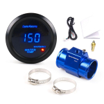 Dynoracing 52MM Digitaalne Sinine LED Veetemperatuuri M&otilde;&otilde;dik 40-150 Celsiust Koos 1/8NPT Veetemperatuuri Tihendustoru Sensor Adapteriga 42MM