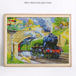 Teemantmaaling &uuml;mmarguste kivide maastik Teemanttikandid Rong Teemant 20X30