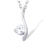 Les Tr&eacute;sors De Lily [F6302] - H&otilde;bedane ripats 'C&acirc;lin' H&otilde;bevalge (roodiumiga kaetud) - 6x16 mm valge