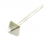 Les Tr&eacute;sors De Lily [G2098] - Stud Argent 'Pyramide' h&otilde;be