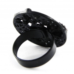 NOA [H8908] - Bague Cr&eacute;ateur 'Carmen' vert violet lilla