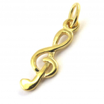 Les Tr&eacute;sors De Lily [M7103] &ndash; kullatud  Treble Clef  ripats kuld