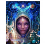 5D isetehtud teemanttikandid Aafrika v&auml;rviline t&uuml;druk Teemantmaal 20X30CM