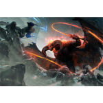 T&auml;ielik 5D isetehtud teemantmaal, haldjas v&otilde;itlev teemanttikandid, ristpistes kodukaunistus, k&auml;sitsi valmistatud kingitus 25x30cm