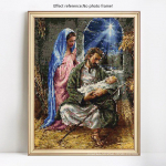 5D DIY teemantmaal religioosne ikoon t&auml;is &uuml;mmargune rhinestone portree teemanttikandid 20X30CM