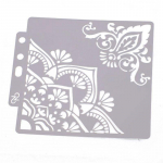 Lillenurga &scaron;abloonid Mall Maalimine Scrapbooking Reljeef tembeldamine Albumikaart DIY