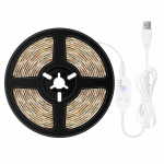 USB h&auml;mardatavad LED-ribad valgustus PIR liikumisandur 5m 300LED trossivalgusti teleri arvuti lauaarvuti jaoks 5m