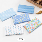 5 tk / partii Tr&uuml;kitud Patchwork Doll K&auml;sitsi valmistatud aksessuaarid Puuvillane kangas Lillekangad isetegemiseks 27