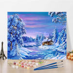 Numbrid &otilde;limaal L&otilde;uend DIY maalid numbrite j&auml;rgi kunsti digitaalne &otilde;limaal Kodukaunistus 40x50cm no frame