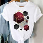 Naiste prinditud l&uuml;hikeste varrukatega triiks&auml;rk Moodne akvarell, sulg 90ndate trendi T-s&auml;rk Riietus vabaaja lind Summer Lady Naiste graafiline T-s&auml;rk S