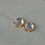 925 Sterling Silver Rose Gold Egg Face Kuukivist k&otilde;rvar&otilde;ngad Mini armsad temperamendiga mitmek&uuml;lgsed &uuml;mmargused k&otilde;rvar&otilde;ngad INS stiilis k&otilde;rvar&otilde;ngad