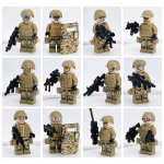 M8019 Military Specia Force Soldiers SWAT Relv Relv Ehitusplokid Komplekt Tellised Komplektid Klassikalised relvad Mudel Laste M&auml;nguasjad