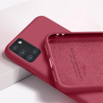 Vedel silikoon&uuml;mbris Samsung Galaxy A51 A71 A50 A53 A13 M31 M31S M51 M21 A12 A21S A32 A22 S21 S20 FE S22 Note 20 Ultra 10 S8 S9 S10 Plus kate Samsung M32 oranž