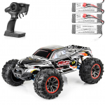 F19A RC Car 1/10 4WD 70km/h 2,4GHz Harjadeta kiire maastikuauto Kiire v&otilde;idus&otilde;iduauto Sobib 3 battery