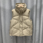 Talvine naiste kaelarihm &uuml;hev&auml;rviline varrukateta soe vestiga krae lahtine &scaron;ikk valge pardi sulemantel One Size khaki