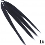 MISS WIG s&uuml;nteetiline poks Yaki hobusesaba pikendus must tumepruun hall hobusesaba 26 tolli juuksepikendusega poksipatsid