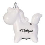 Les Tr&eacute;sors De Lily [R2908] &ndash; keraamiline hoiup&otilde;rsas 'Licorne My Unicorn' h&otilde;bevalge (#ainulaadne) - 12x12x5 cm h&otilde;be
