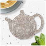 Les Tr&eacute;sors De Lily [R6694] &ndash; Taupe beež  William Morris Collection  kotikesehoidja (Bakalaureuse nupp) - 12x10 cm beež