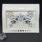 Crystal Tattoo kleebis S&auml;rav silmapliiats Kulmumeik N&auml;o Silmad Teemant Ajutine Tattoo Rock Rhinestone 3D Silmapliiats Kleebised