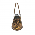 P&auml;ikeselamp sepistatud &otilde;&otilde;nes liblikprojektsioonlamp v&auml;listingimustes veekindel ripplamp sisehoov pruun